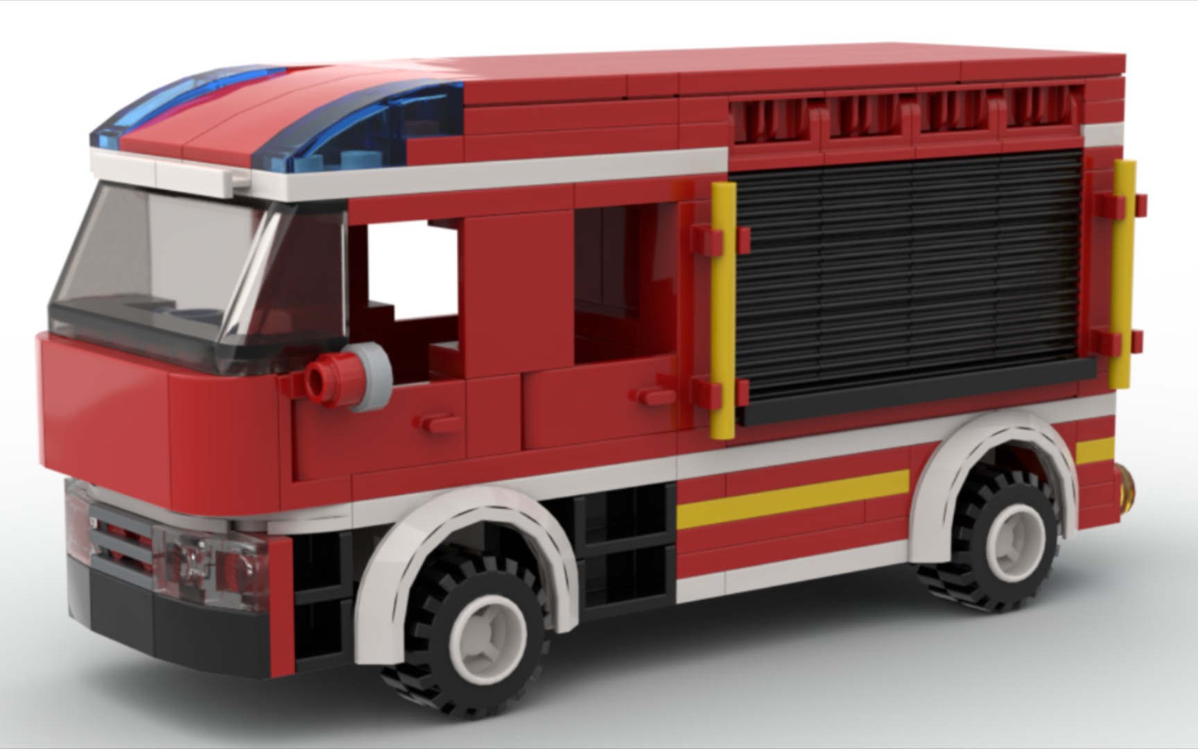 【乐高moc】小型主战消防车