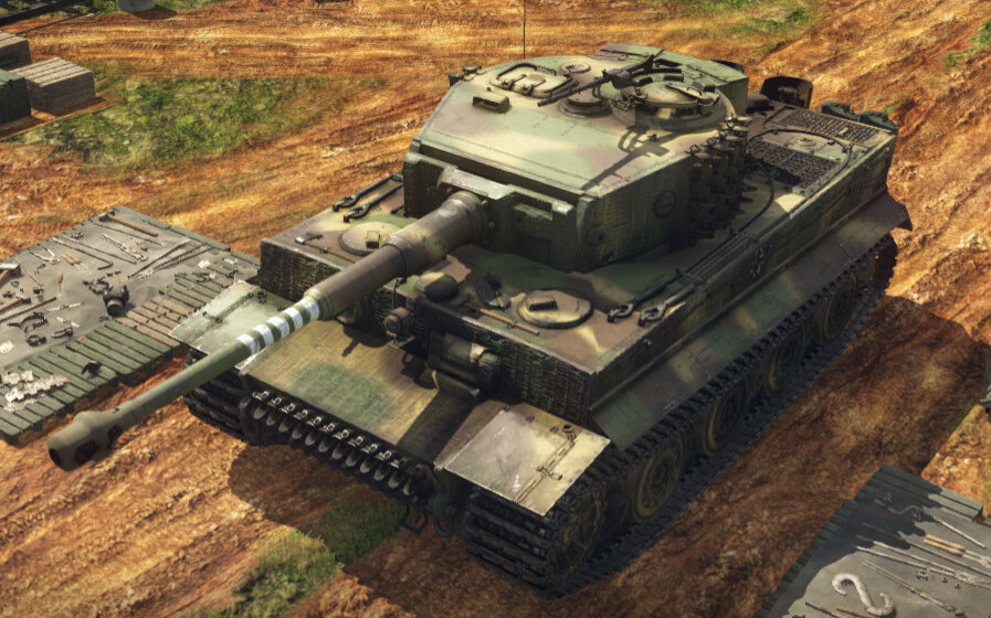 【wt战雷战术解说】25期:虎式后期e型陆战教学