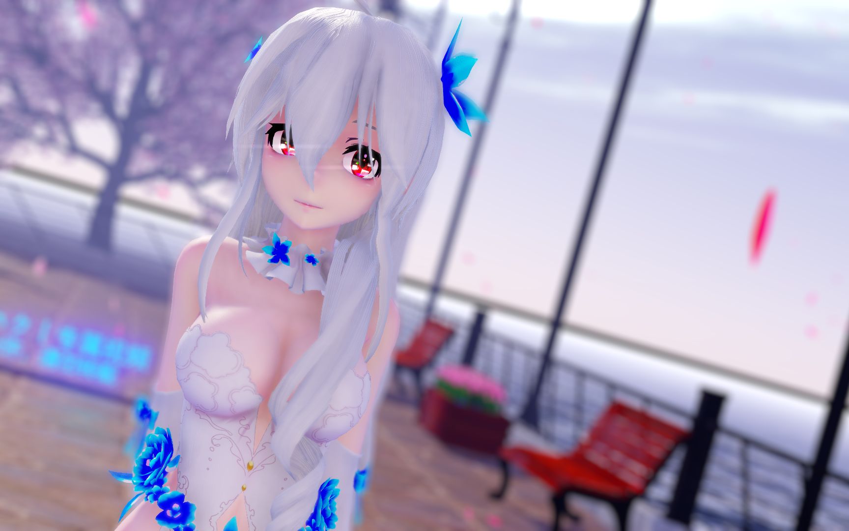 [图]【MMD/弱音】❤弱音：我好想见到你❤-樱花樱花想见你