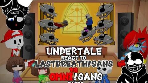 Undertale Reacts to Reaper!Sans Vs Geno!Sans(Gacha Club)_单机游戏