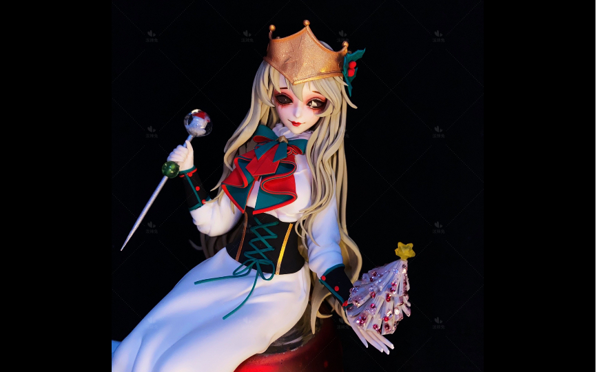 超轻粘土手办第五人格圣诞雕塑家,不要问我为什么没椅子?