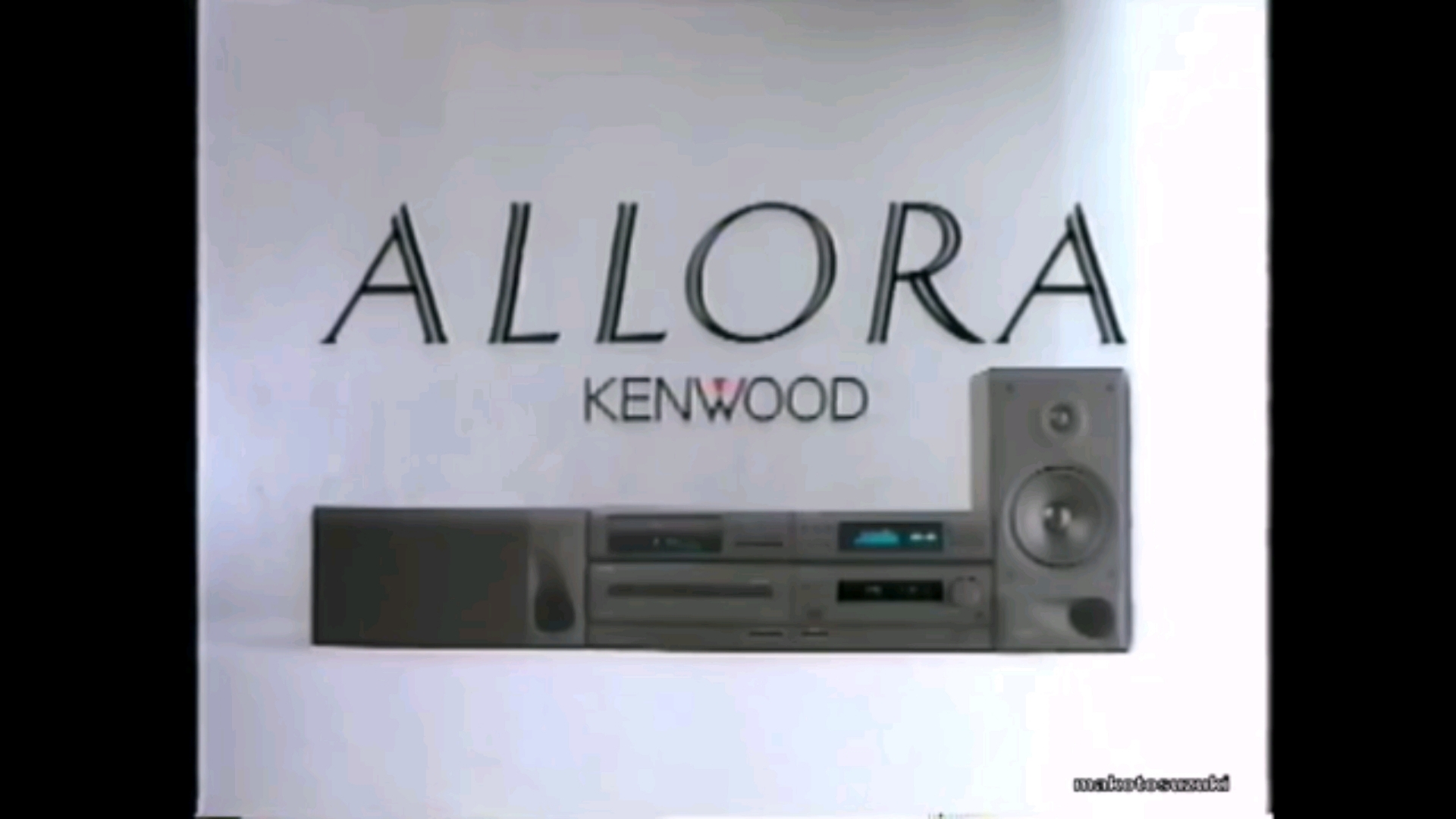 kenwood allora组合音响广告