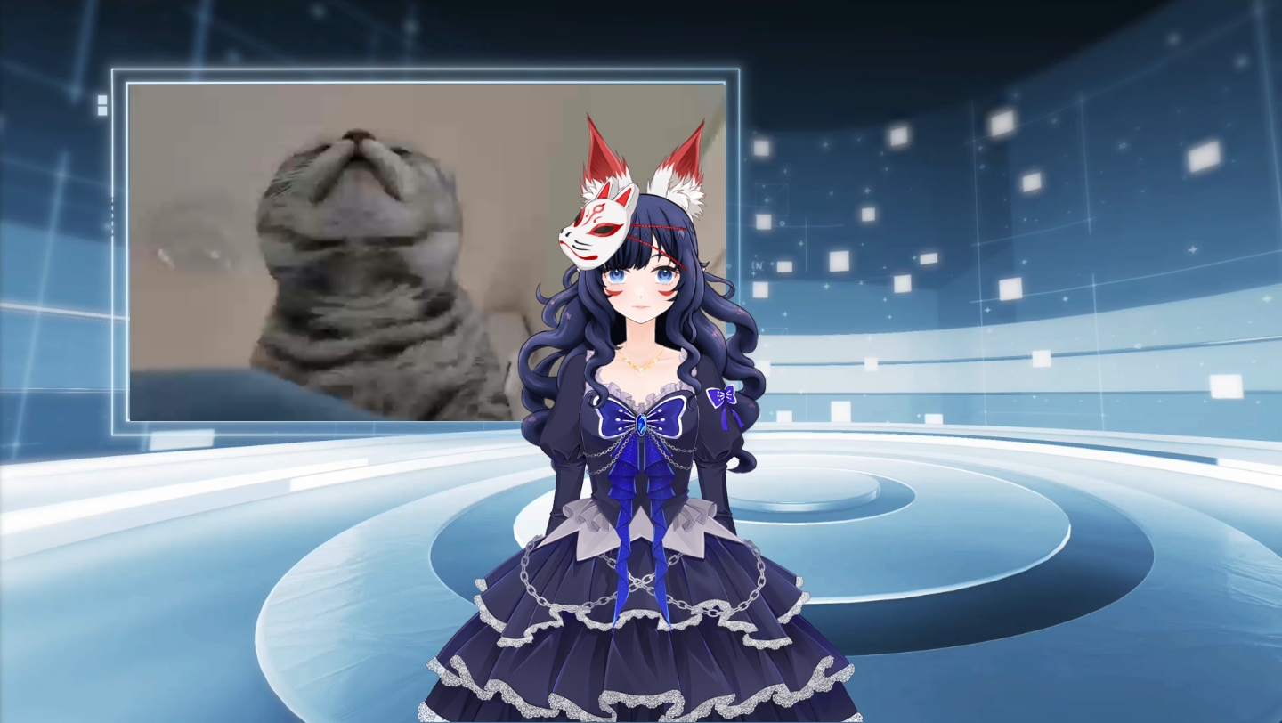 懒人虚拟人物制作视频,纯套模板