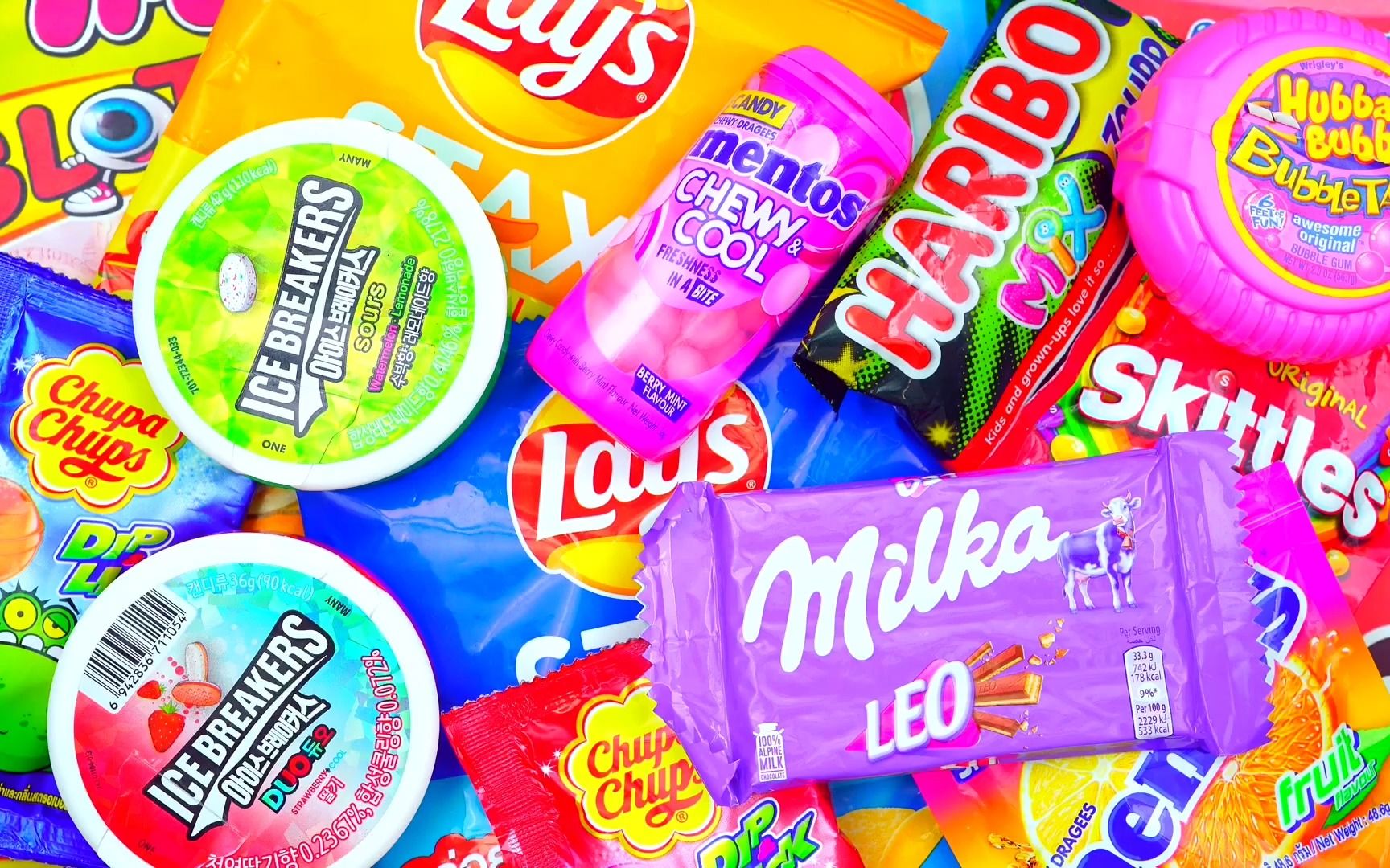 试吃巧克力味,梨子味糖果