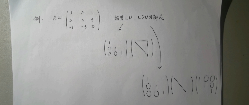 数值计算‖LU和LDU分解‖例题讲解‖超简单的方法哔哩哔哩bilibili