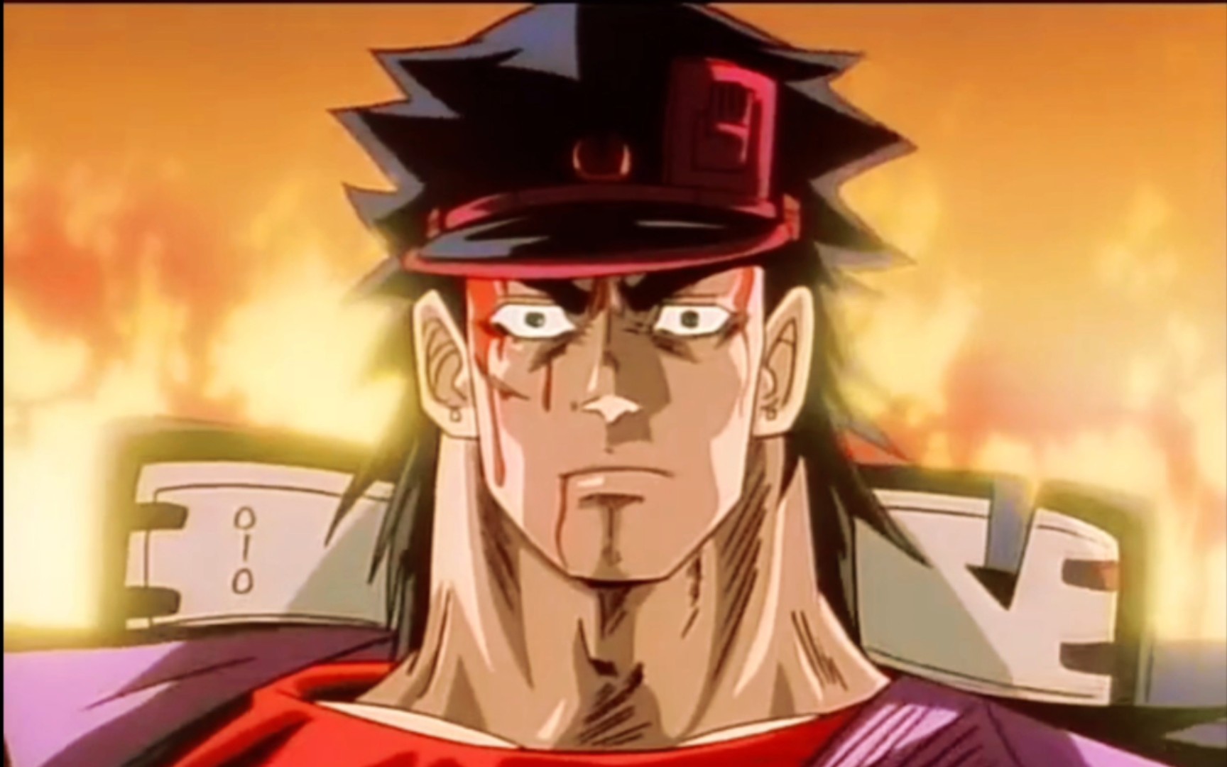 【老版jojo】不良少年在埃及痛打百岁老人,但是打爆了半个开罗