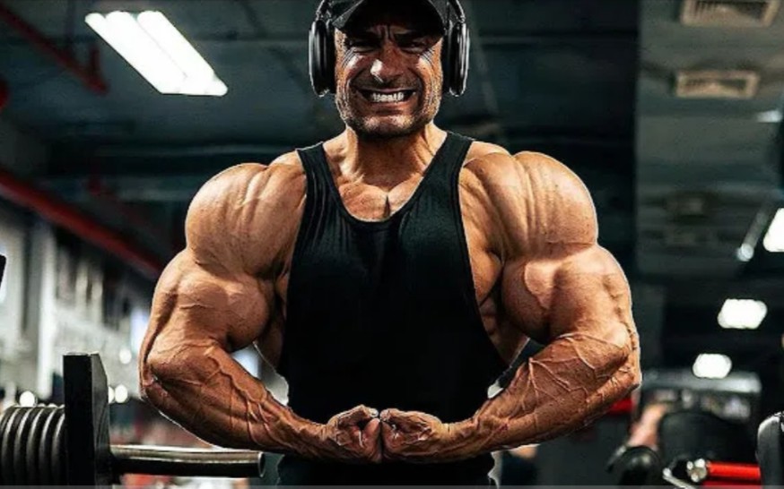 23年健体冠军特里的精神氮泵!