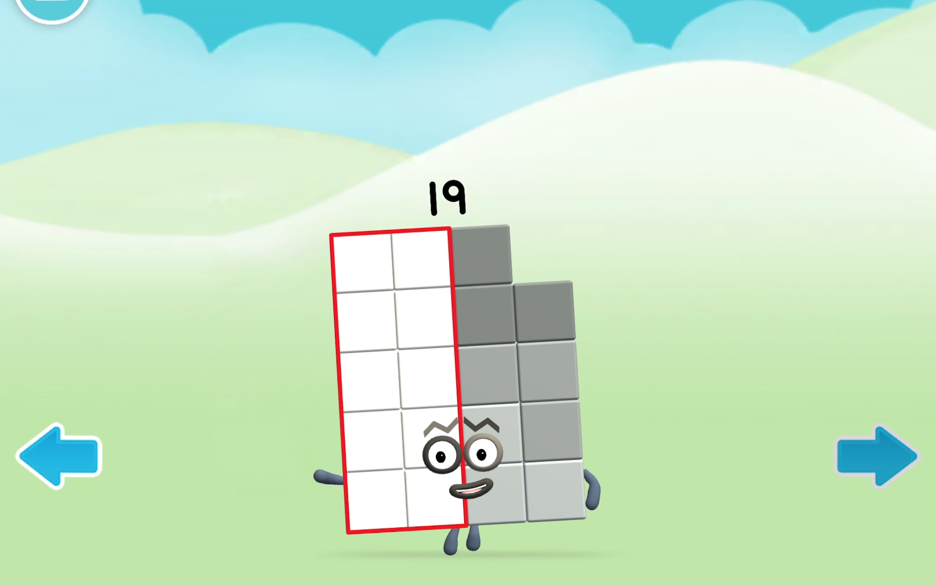 数字积木游戏,但是当20说出一句完整的hello ello视频才会结束