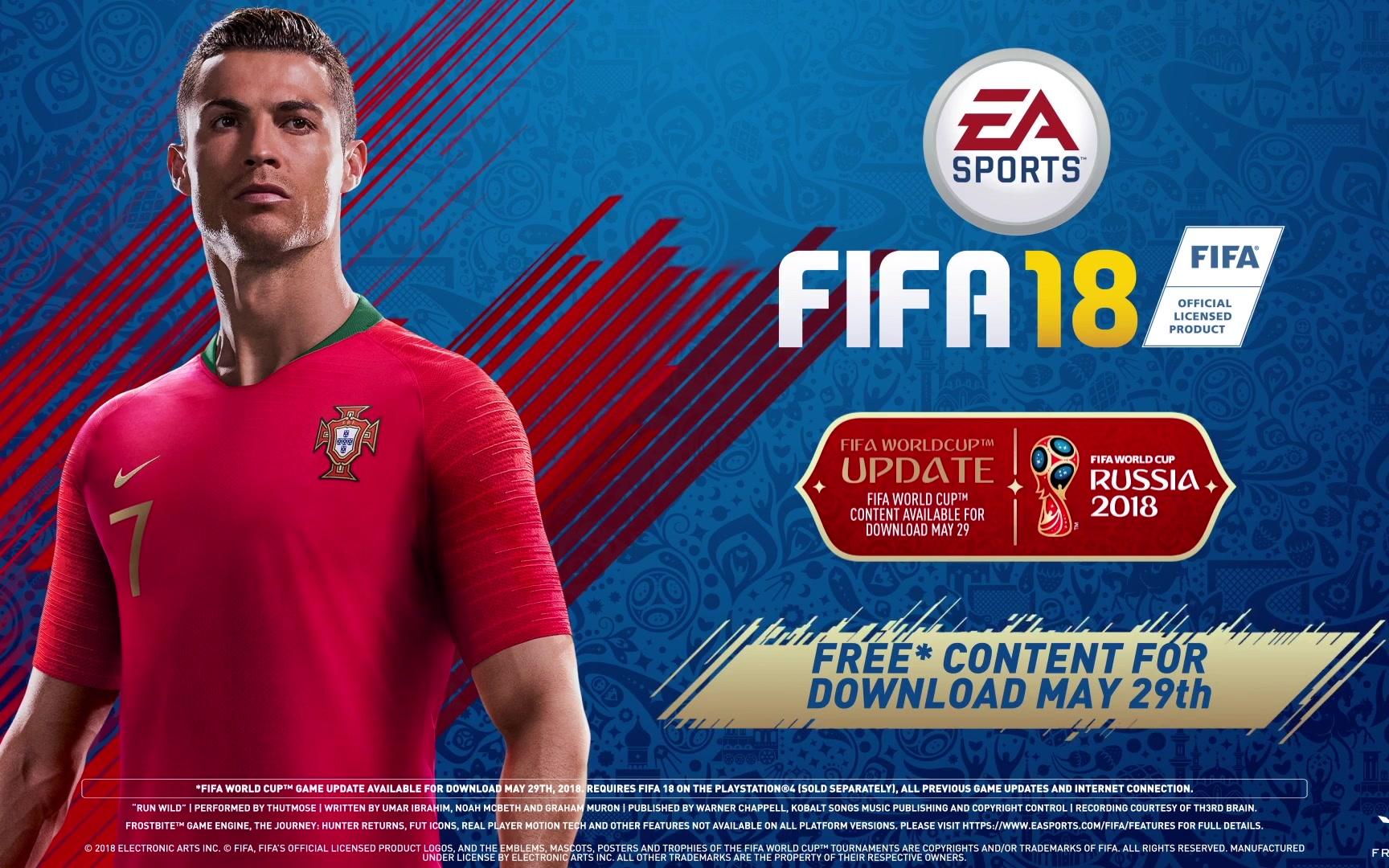 FIFA 18  World Cup Russia Reveal ft. Cristiano Ronaldo | PS4哔哩哔哩bilibili