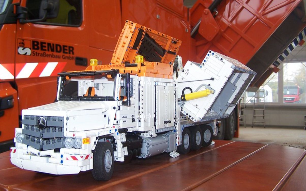 lego乐高 technic科技系列 moc mts dino 5 suction excavator 吸尘