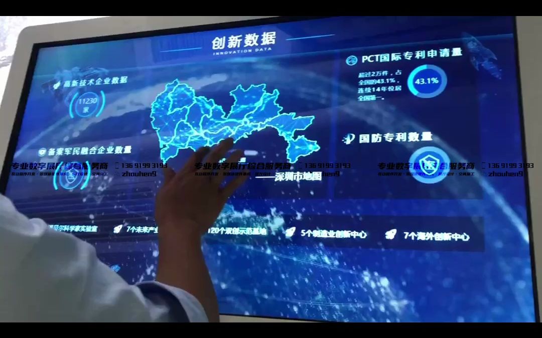 数字展厅多媒体交互装置丨多点触控交互屏哔哩哔哩bilibili