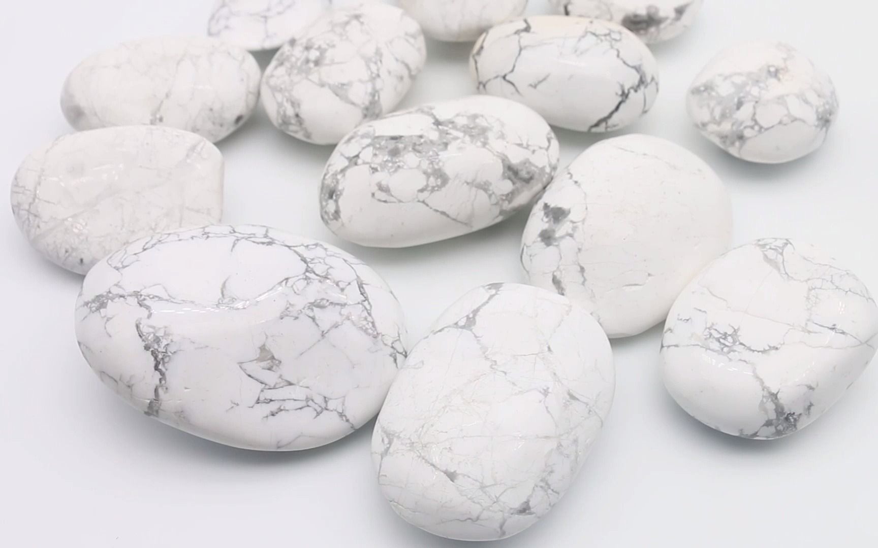 白纹石把玩抛光心脏跨境电商选品