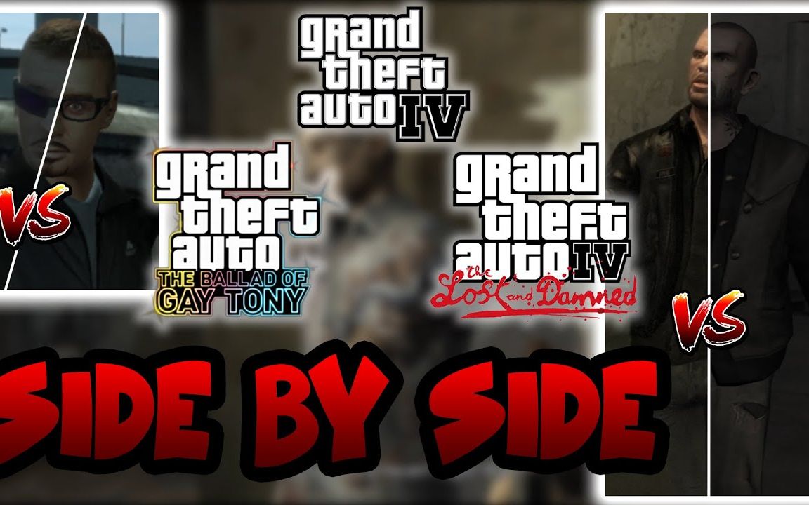 [图]【GTA4三部曲】 剧情/时间线 同屏对比 GTA4 VS 夜生活之曲 VS 迷失与诅咒【肉酱翻译/转载】