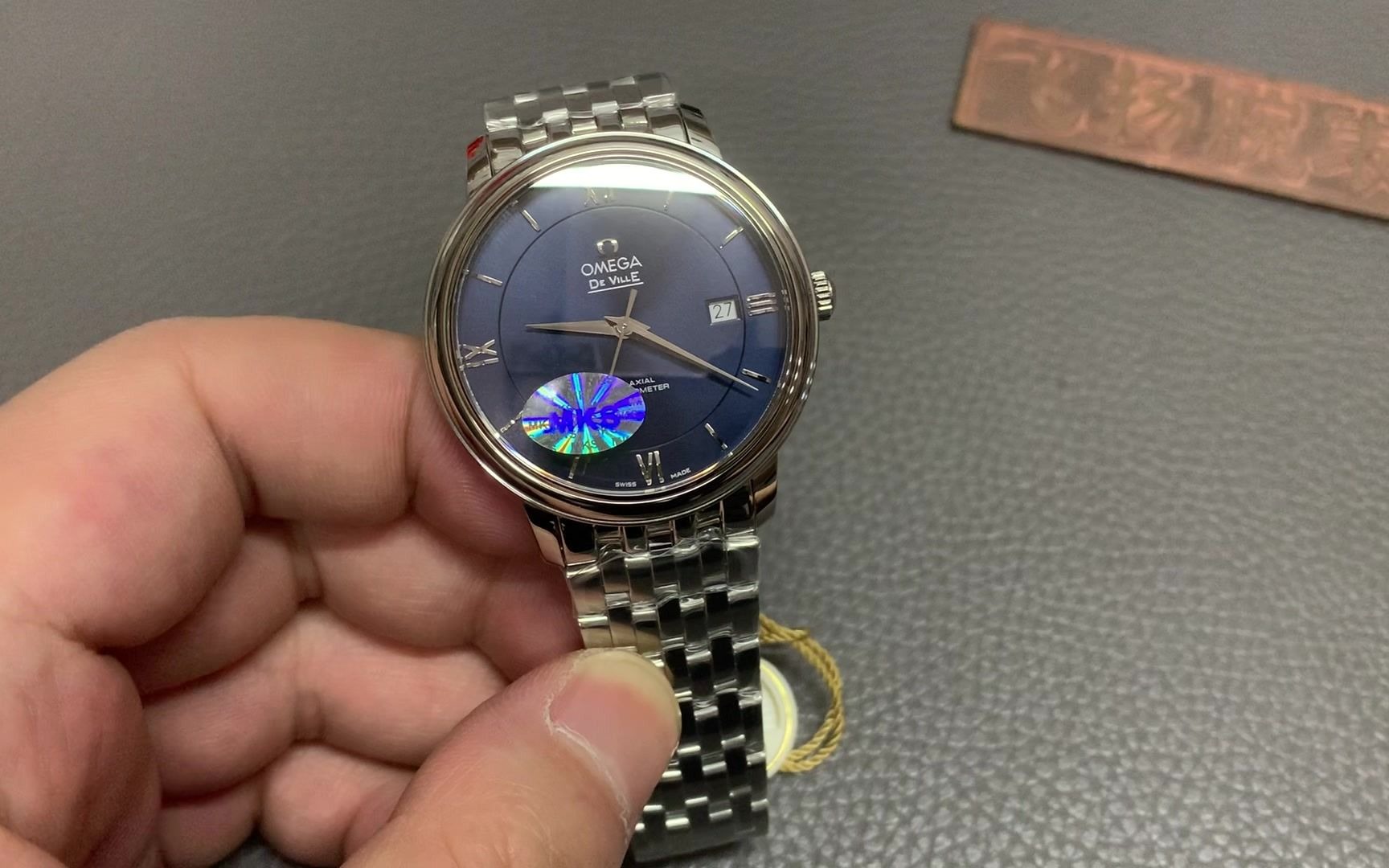 飞扬腕表:mks欧米茄蓝面蝶飞正装表最新评测