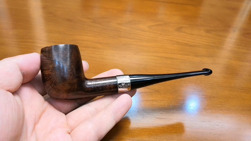 爱尔兰彼得森烟斗peterson aran 15银 撞球925银圈直斗,进口爱尔兰