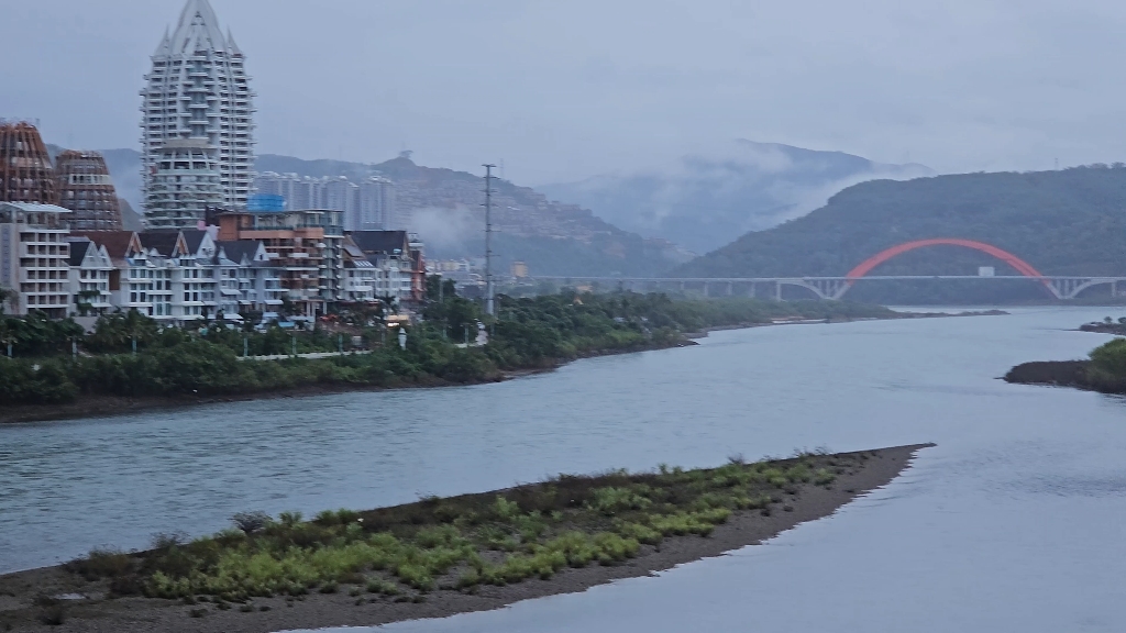 西双版纳 澜沧江(湄公河)风光