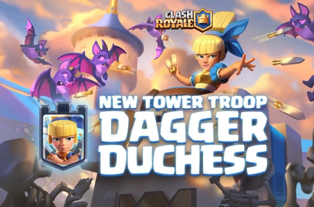 【皇室战争】新的塔楼卡——飞刀伯爵夫人