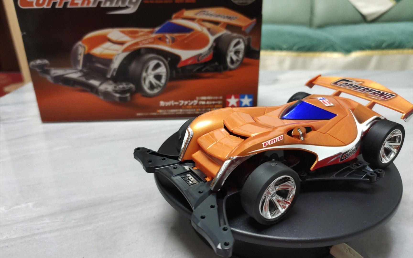 迷你四驱车 田宫18715 毒刺开箱 fm-a底盘