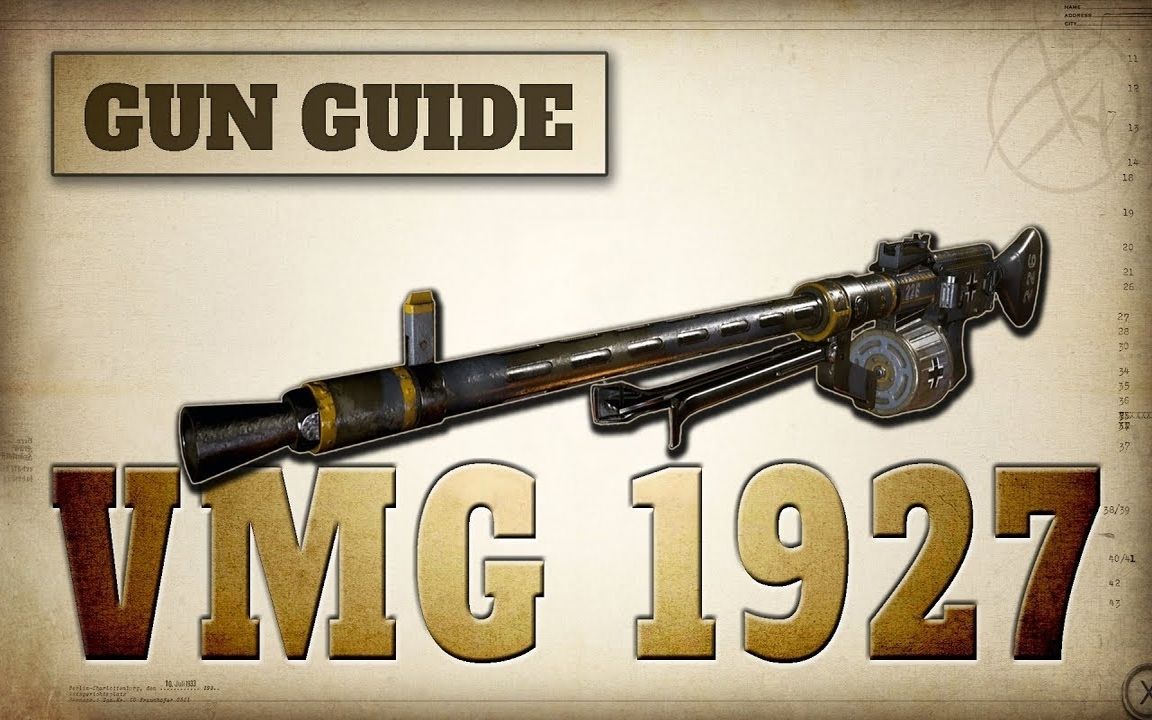 【中文字幕】《使命召唤:二战》枪械指南——vmg 1927【xclusiveace】