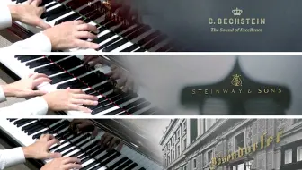 三大世界级钢琴音色比较，贝希斯坦(C.BECHSTEIN)、施坦威(Steinway & Sons)、博森多夫（Bosendorfer）