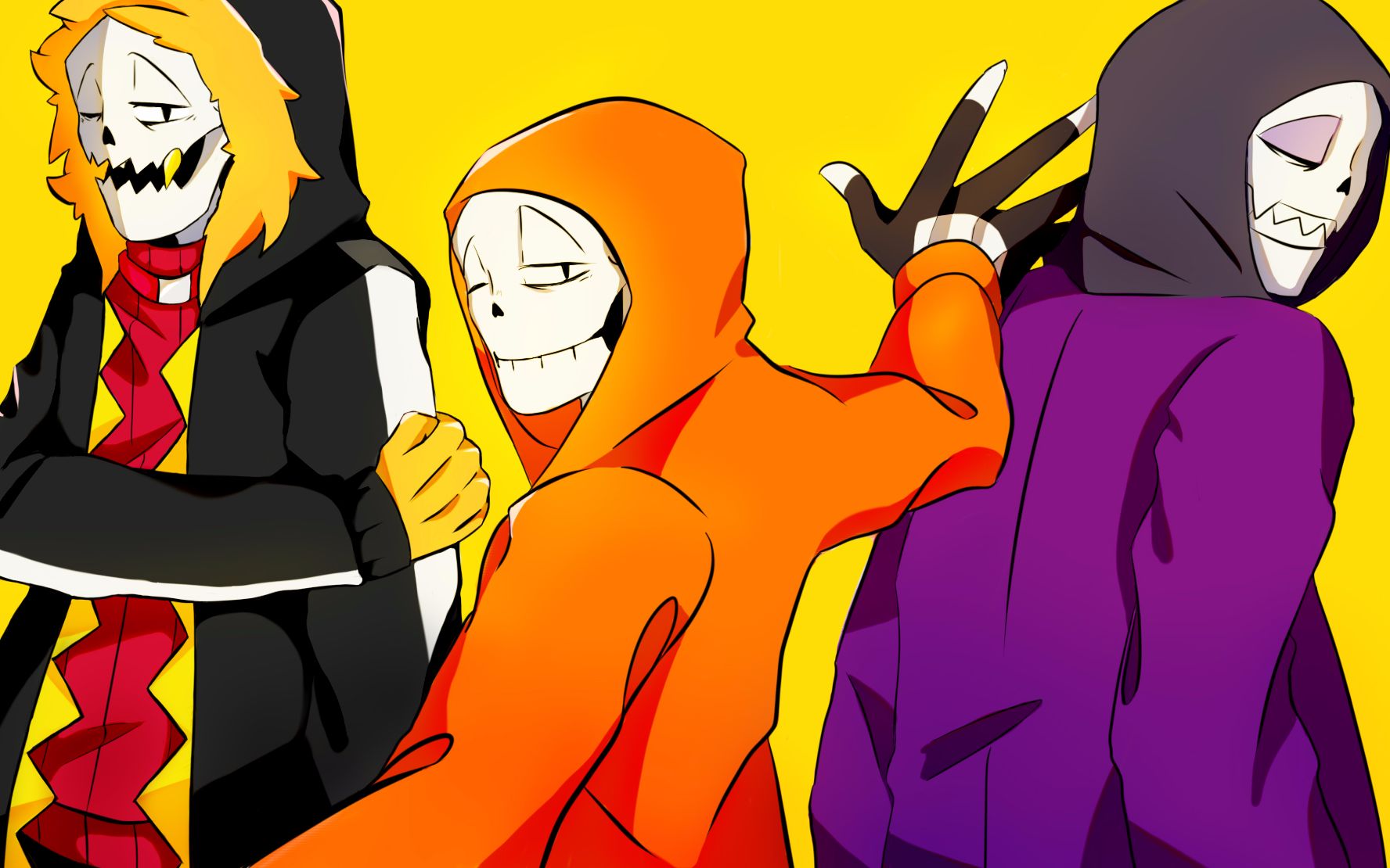 【undertaleau手书】マトリョシカ(衫位帕的俄罗斯套娃)