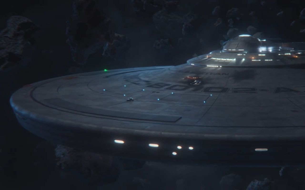 星际迷航 小行星带中的titan号星舰