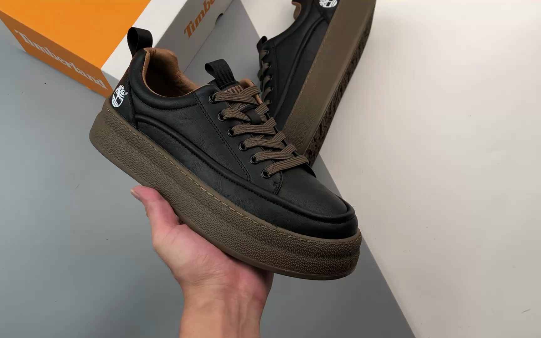 timberland 添柏岚/天伯伦 低帮休闲增高鞋 原盒原包装