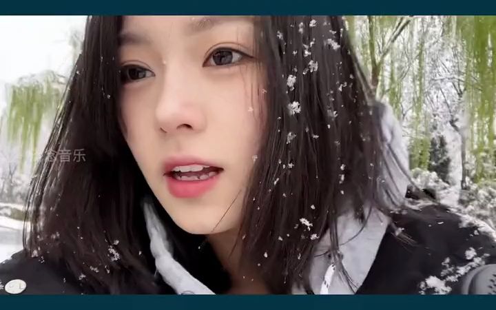 漫天的雪花是那么浪漫!哔哩哔哩bilibili