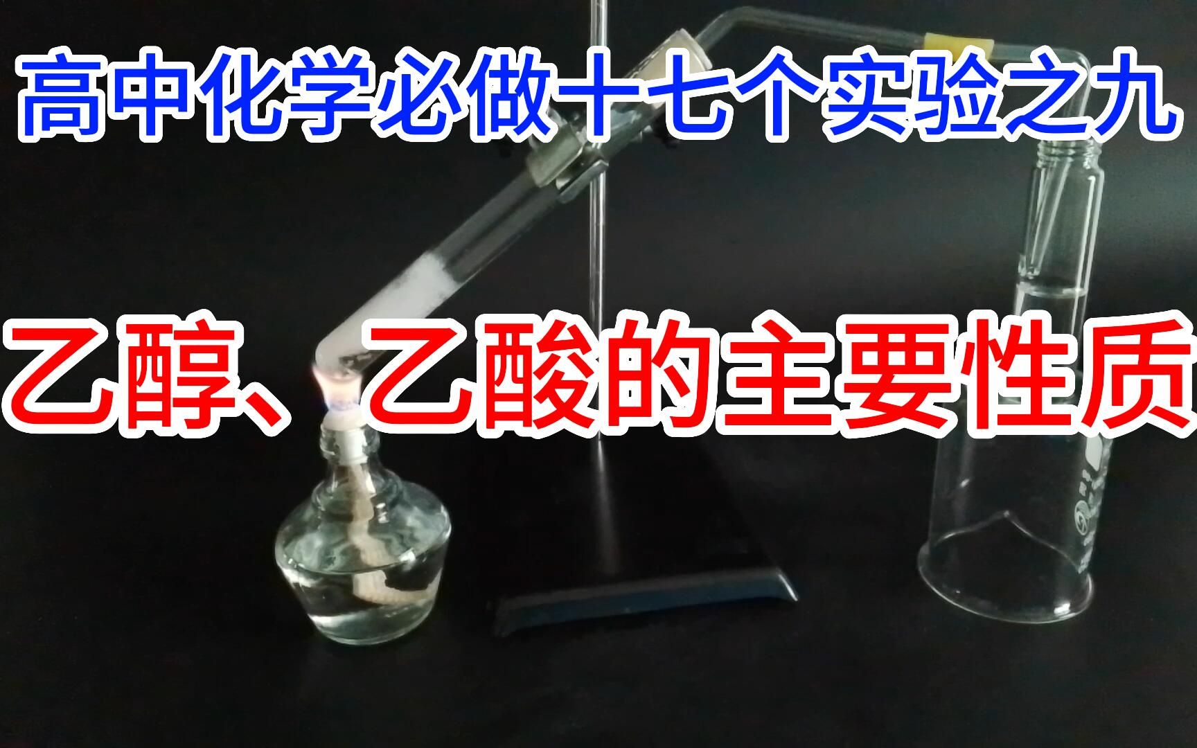 高中化学必做十七个实验之九——乙醇、乙酸的主要性质哔哩哔哩bilibili