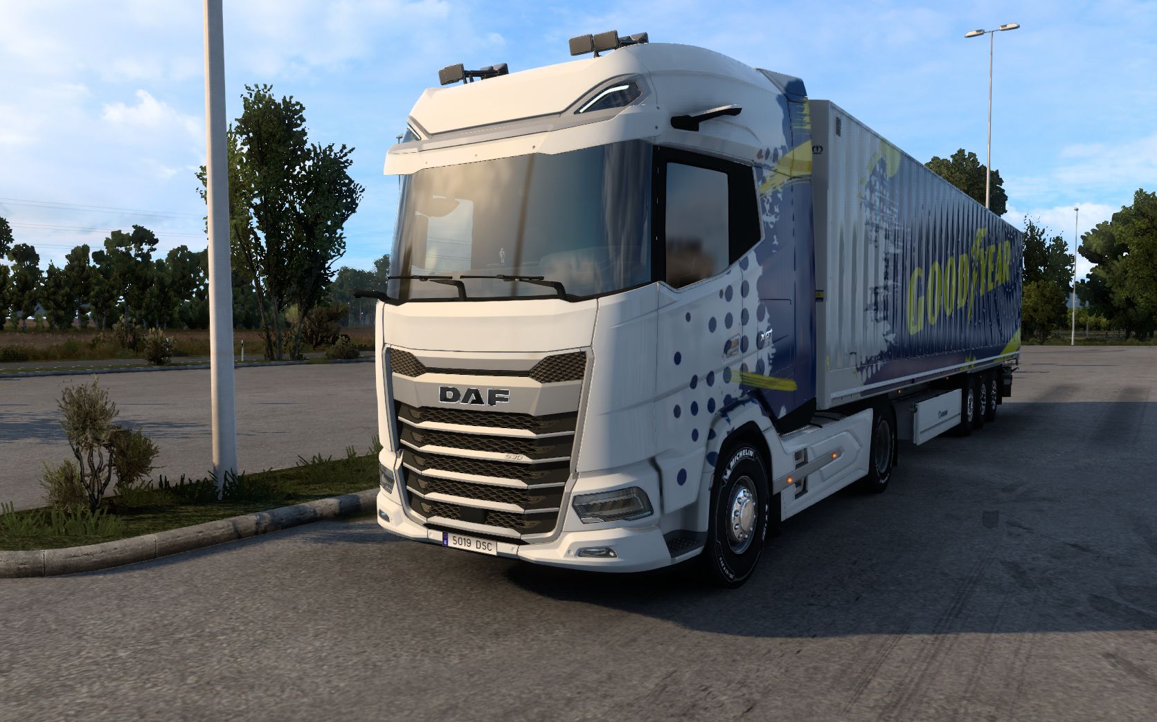 【欧卡2】daf达夫新车xg!电子后视镜!新车试驾