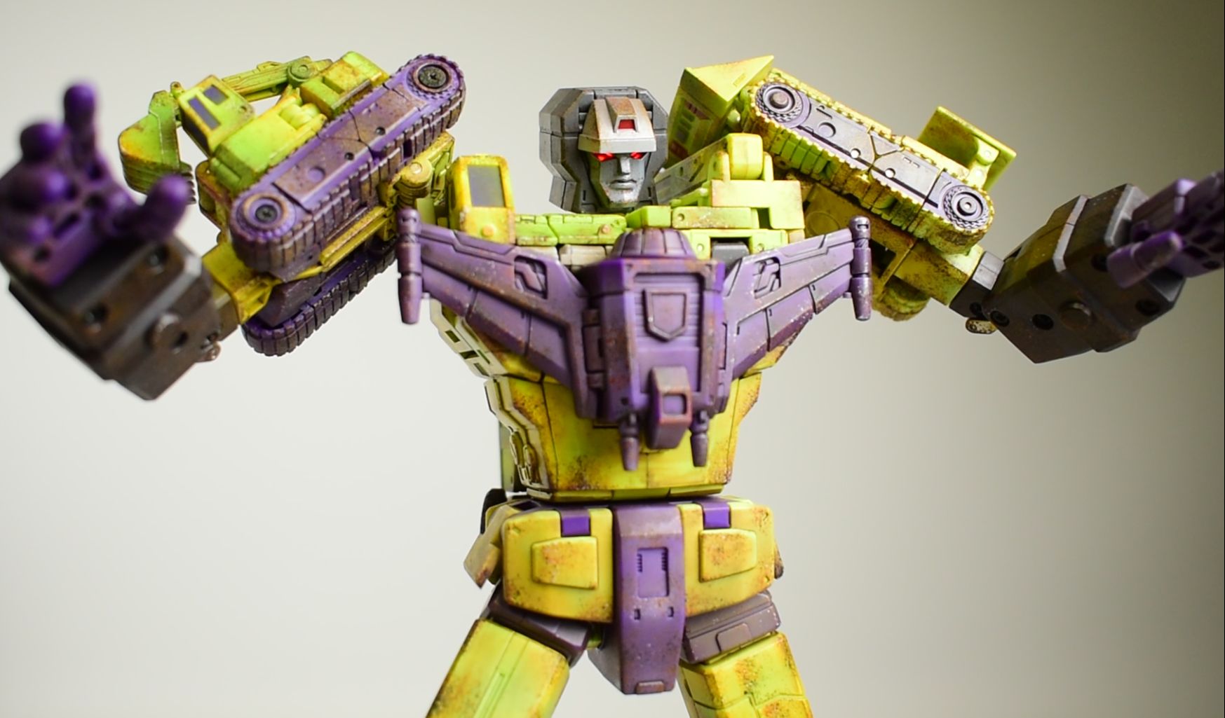 这身泥太对味儿了!变形金刚na大力神旧化涂装版