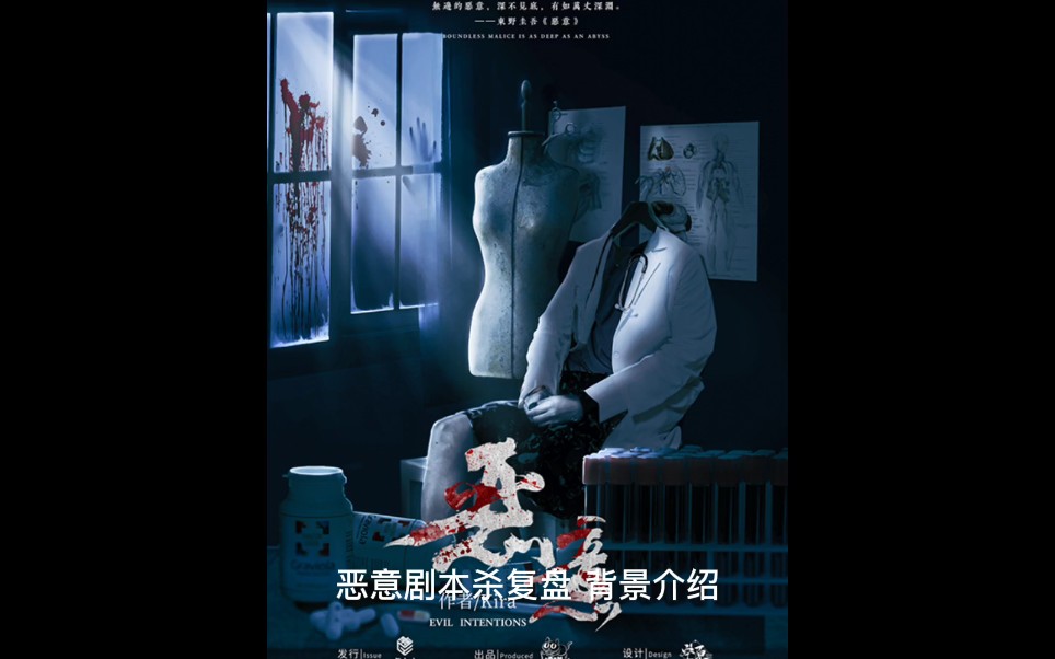 恶意剧本杀复盘解析后劲很大,核诡设计巧妙,内容新颖.没有边缘人物.