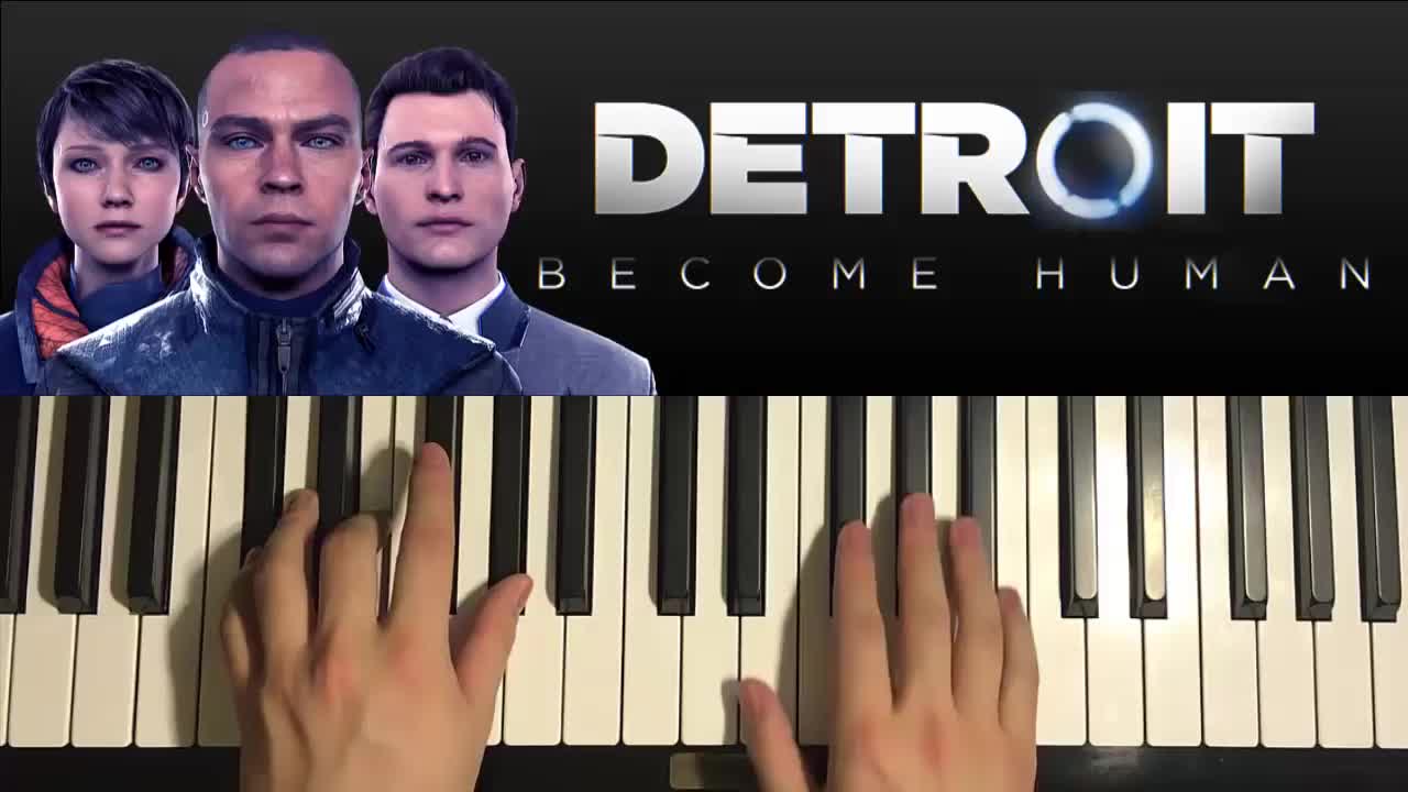 [图]HOW TO PLAY - Detroit_ Become Human - Opening Theme (Piano Tutorial Lesson)