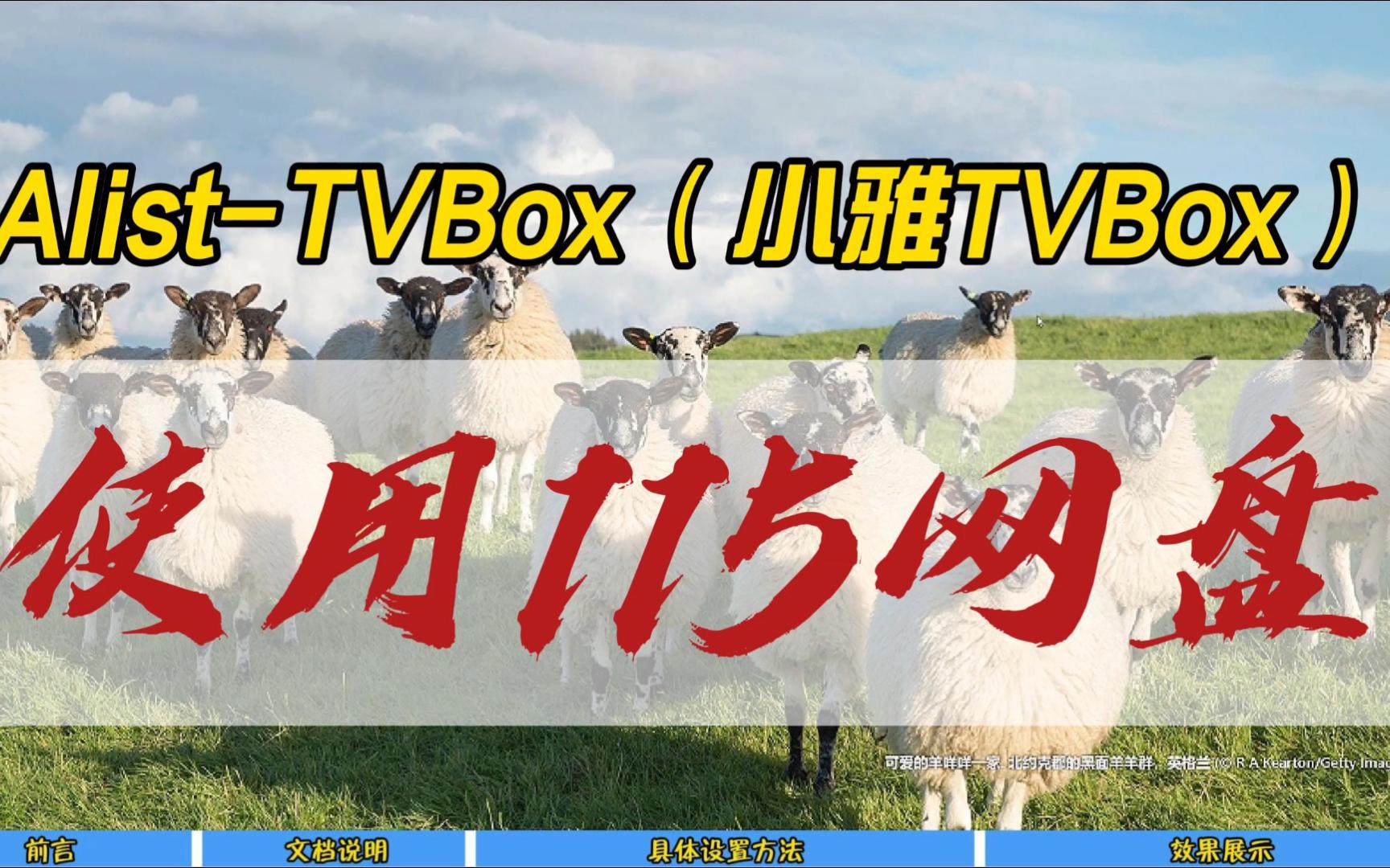 AlistTVBox(小雅TVBox)如何使用115网盘~哔哩哔哩bilibili