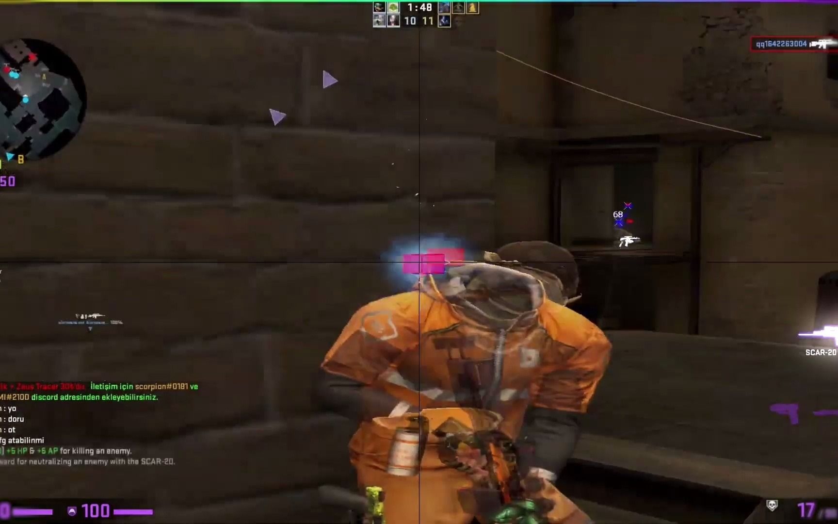 onetapv4highlight悲伤流进我的身体滴答滴答