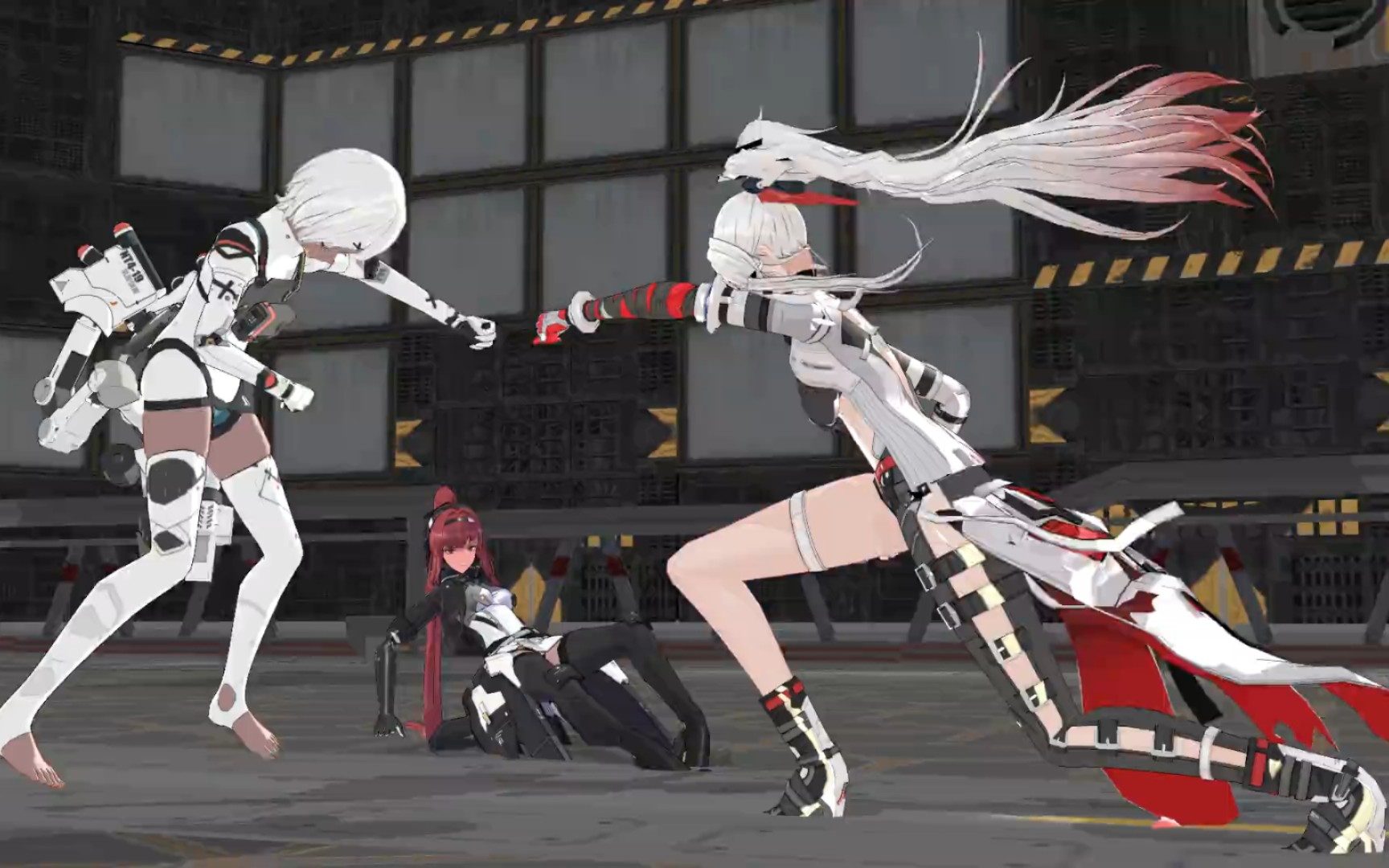 「战双帕弥什mmd」疑似深红囚影体术训练视频