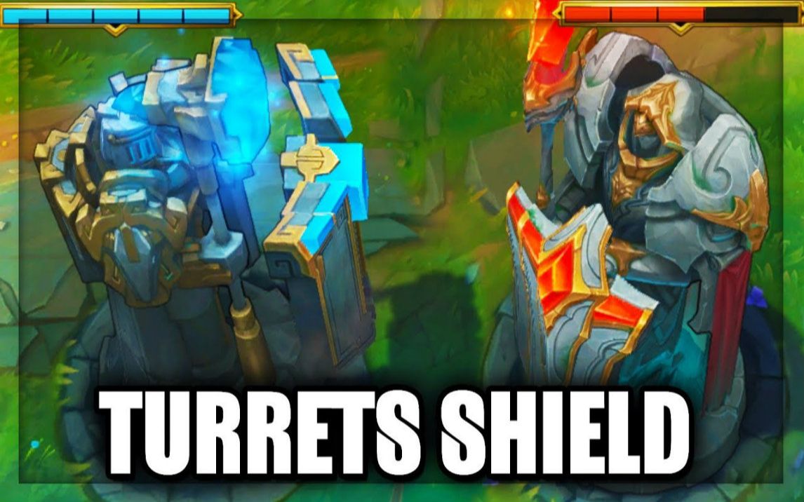 防御塔新增护盾外观与特效预览lol英雄联盟