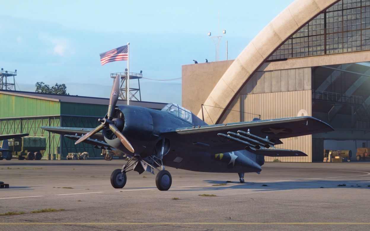 战机世界 第五级 美国 f4f