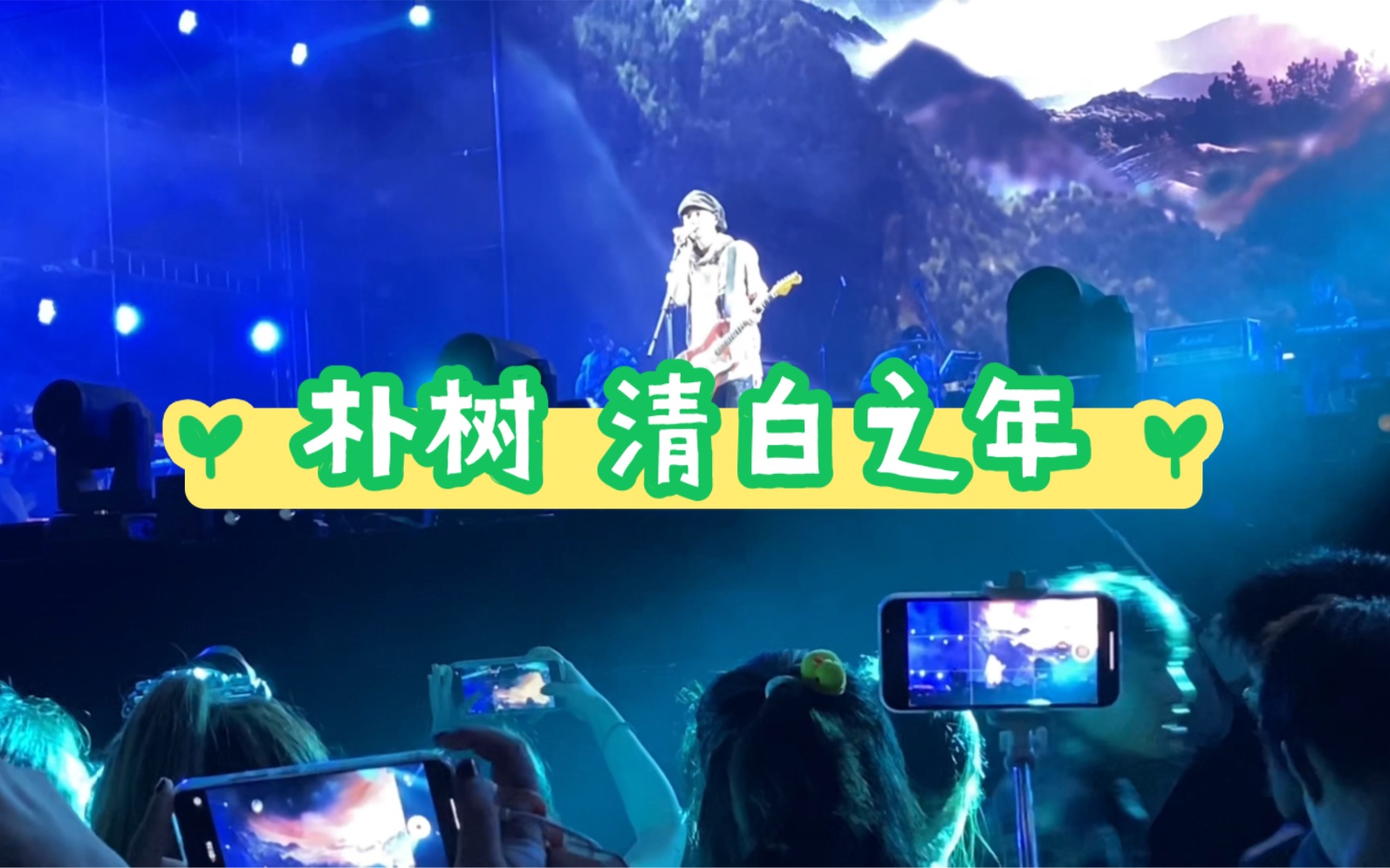 【闲游】朴树现场 清白之年! 朴树真的在发光!