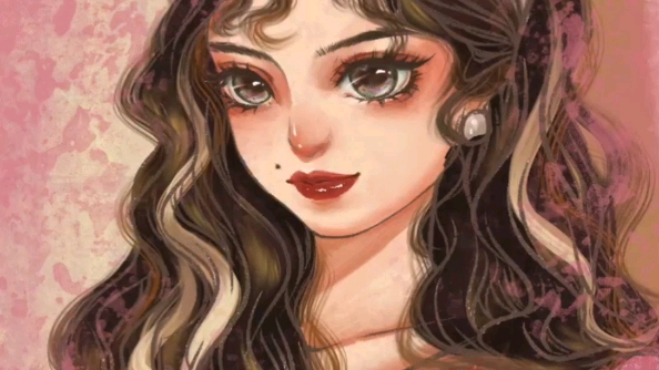 procreat绘画安崎的q版头像绘画过程