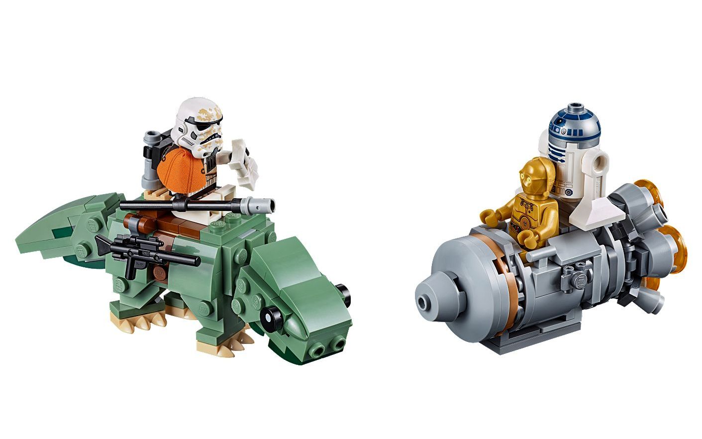 乐高lego 75228 星球大战 巨蜥侦察兵和机器人逃生舱 2019速拼评测