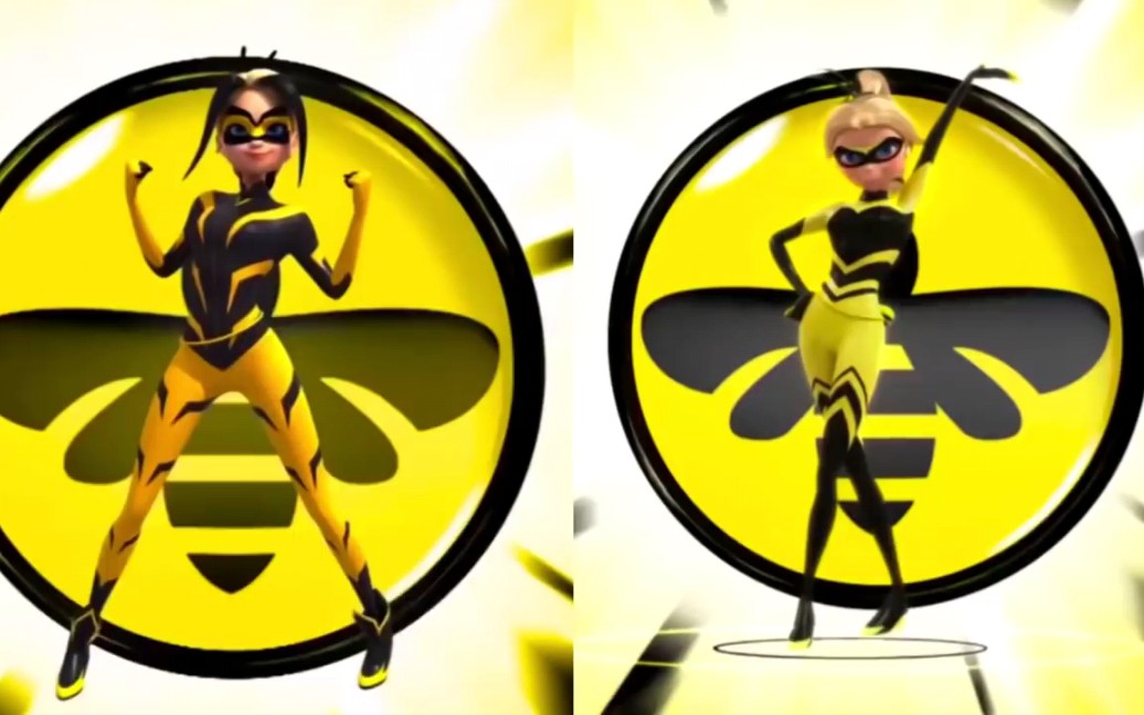 两代蜂后对比vesperia/queen bee【奇迹瓢虫与超级猫】