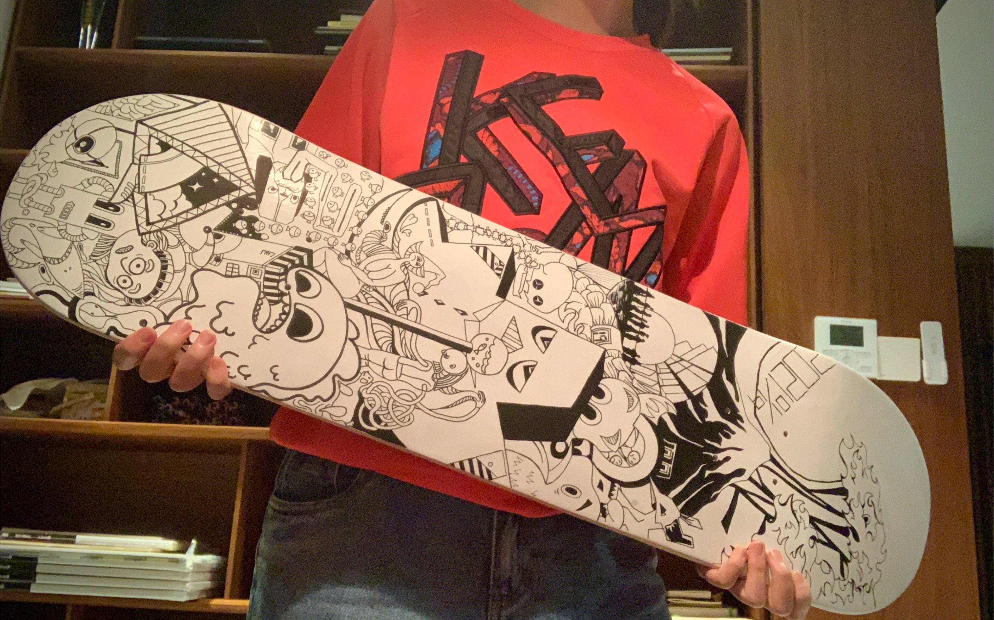 【滑板diy】徒手绘板,人形打印机出现了!