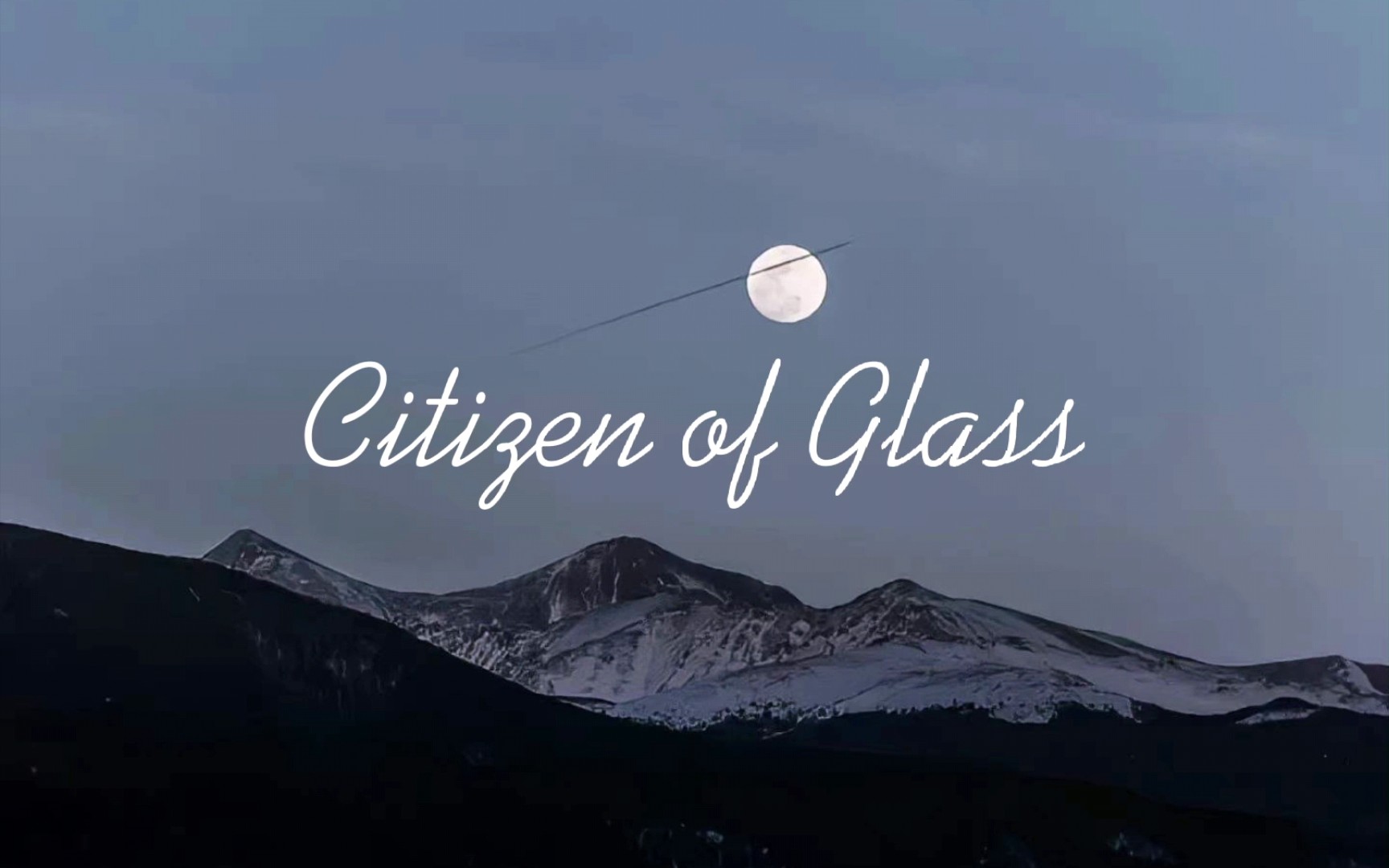 [图]【宝藏歌曲—Citizen of Glass】海妖般的歌声，我愿就此沉沦