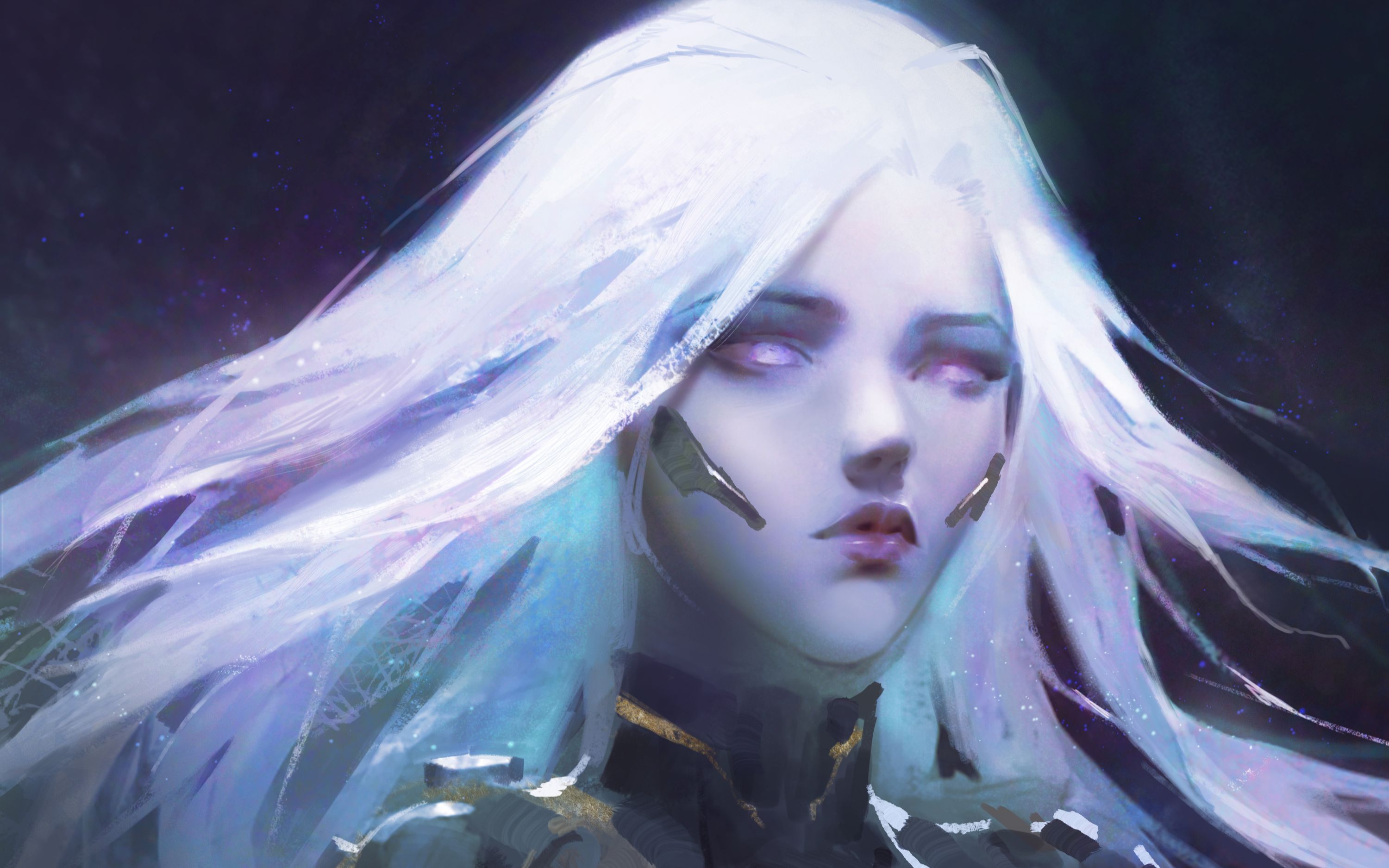 lol娑娜灵能特工自学绘画也能超越专业只要做好这一步黑白上色的绘制