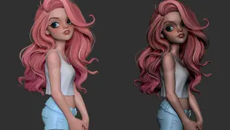 你们的老婆太馋了，让我忍不住想要做她！zbrush雕刻