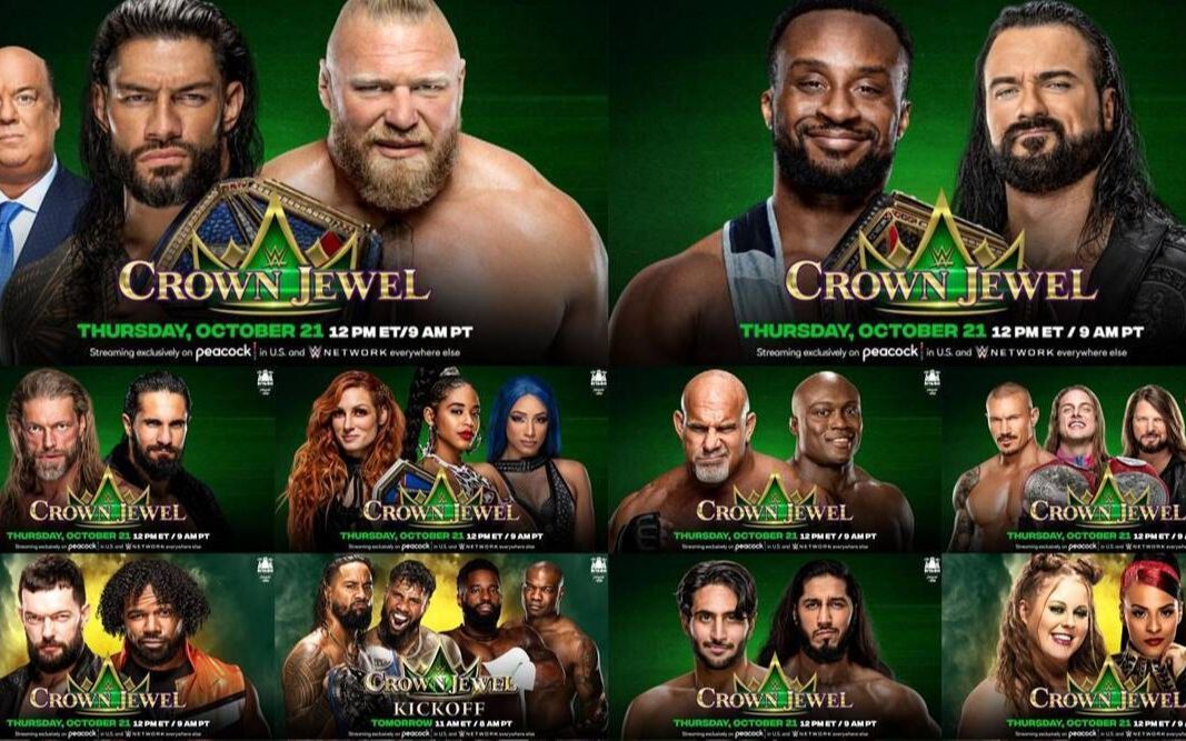 [图]WWE Crown Jewel 2021 比赛结果