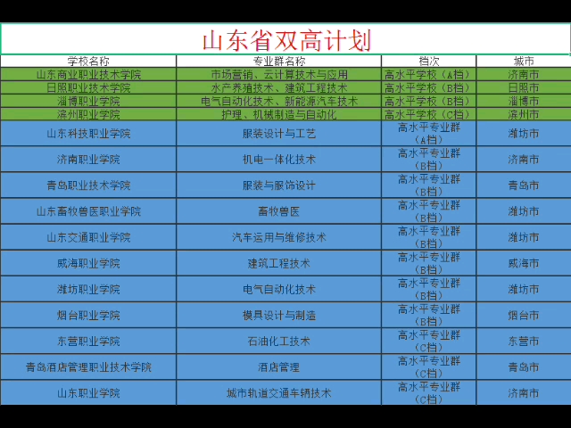 山东省专科双高计划哔哩哔哩bilibili