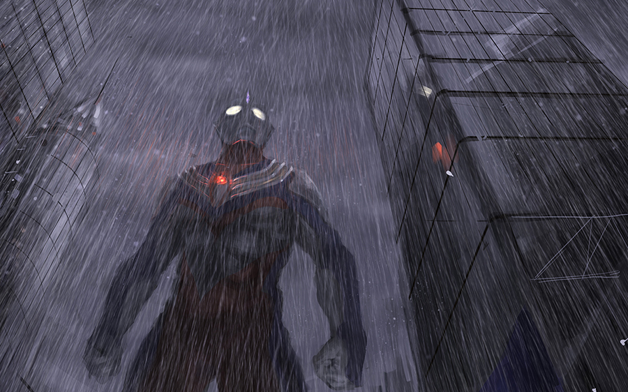 板绘过程迪迦爱的守护tiga