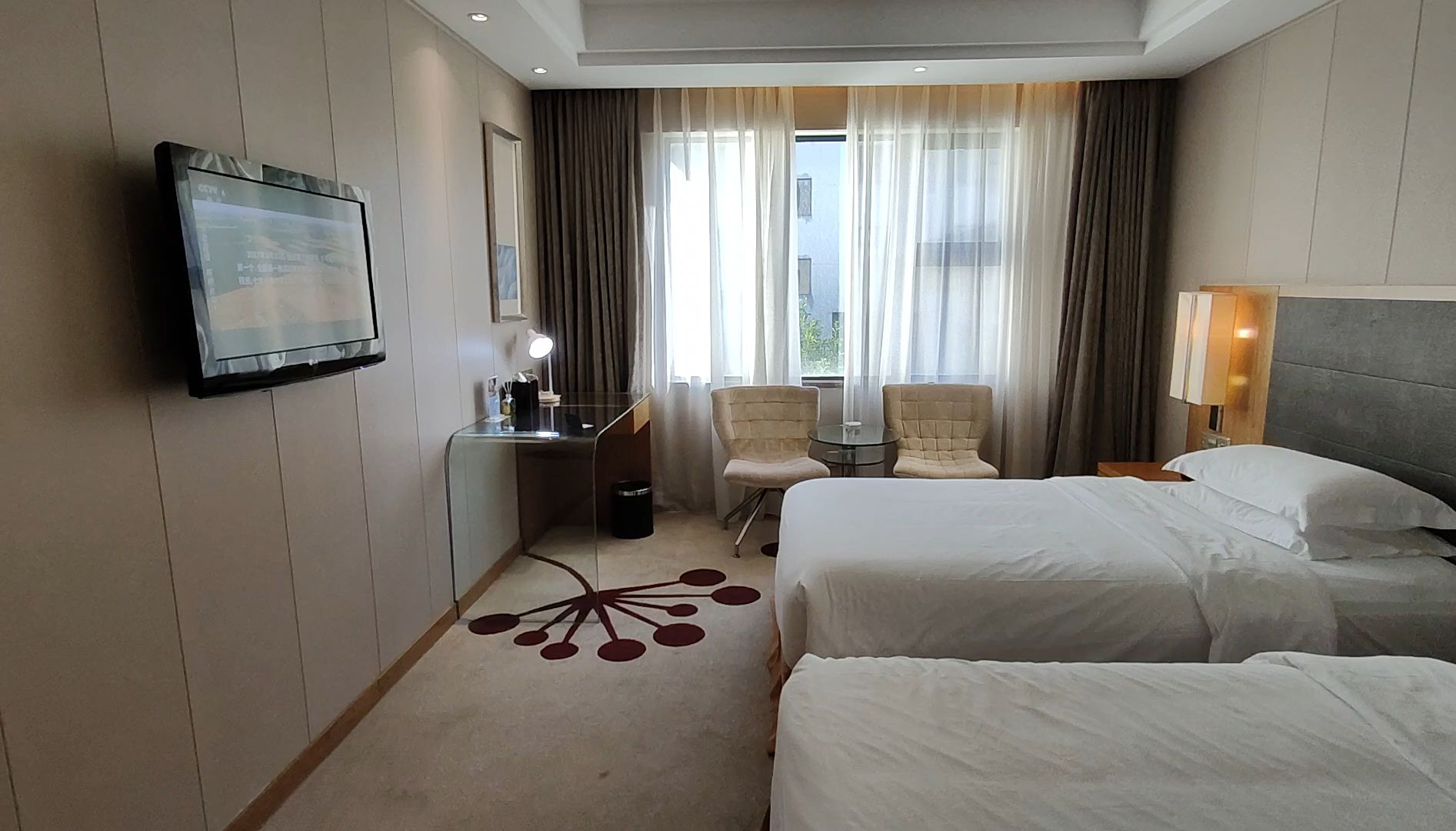 【探店】福州佰翔花园空港酒店高级双床房_20240718